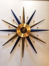 画像1: "Seth Thomas" Sun Burst Clock (1)