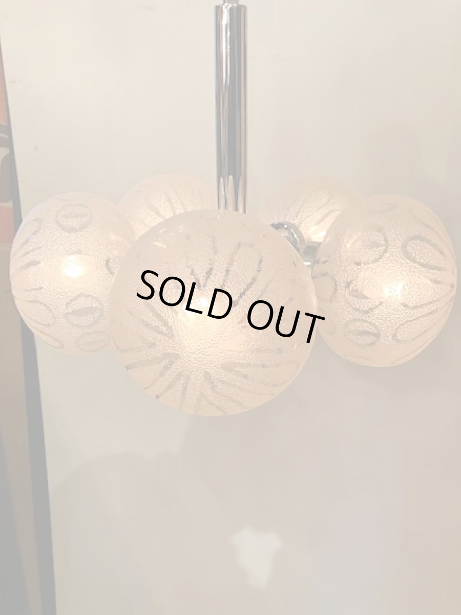 画像2: "Space Age" 5灯Pendant Light  (2)