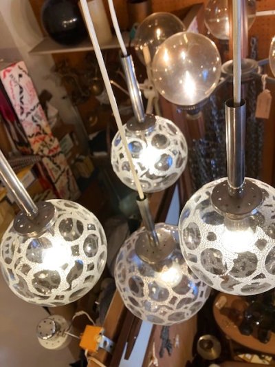 画像1: "Space Age" 4灯Pendant Light 