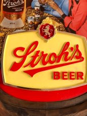 画像7:  “Stroh's” Beer Sign (7)