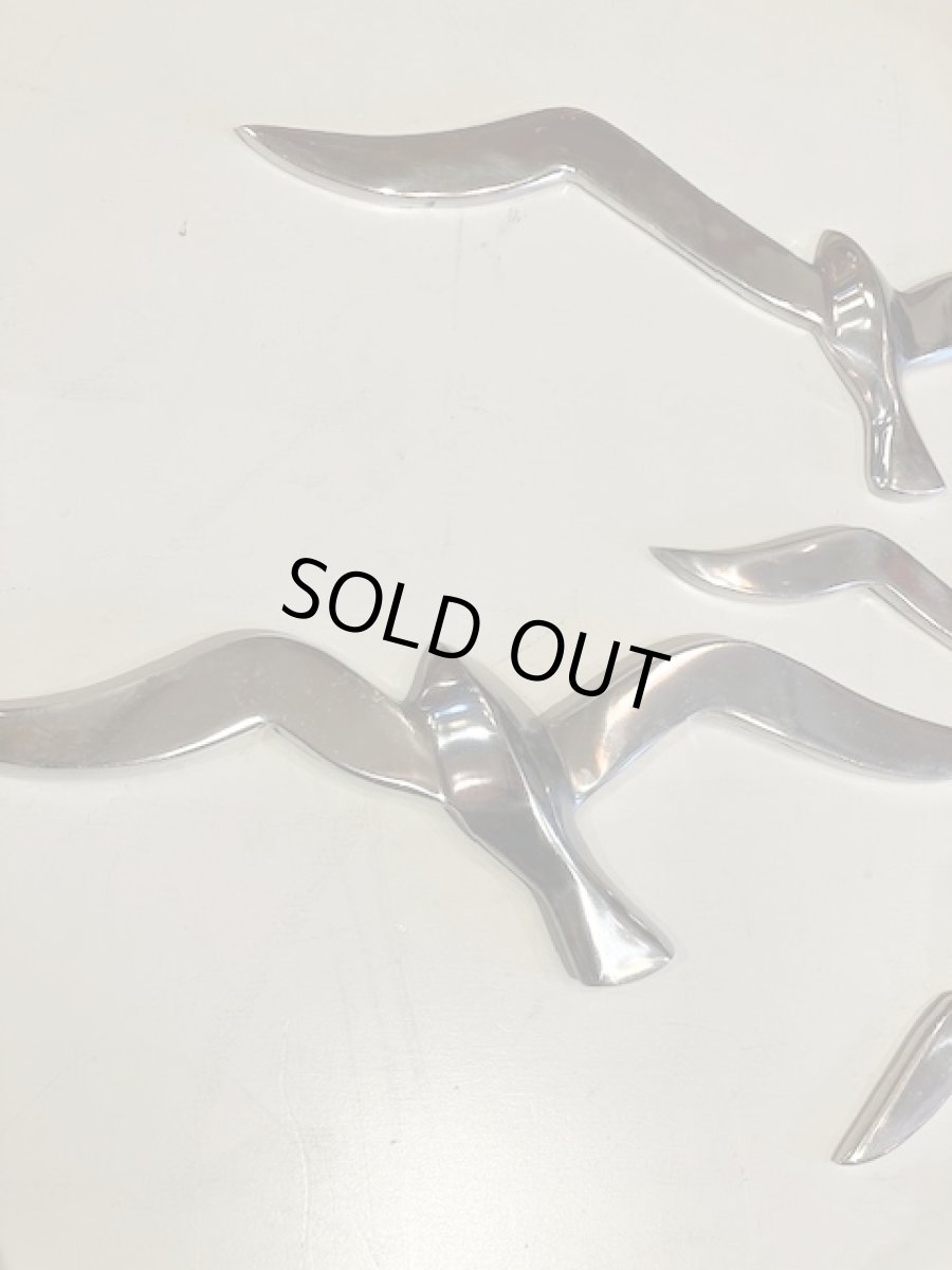 画像3: 4Bird Chrome Wall Sculpture (3)