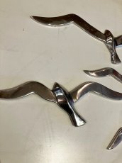 画像3: 4Bird Chrome Wall Sculpture (3)