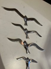 画像5: 4Bird Chrome Wall Sculpture (5)