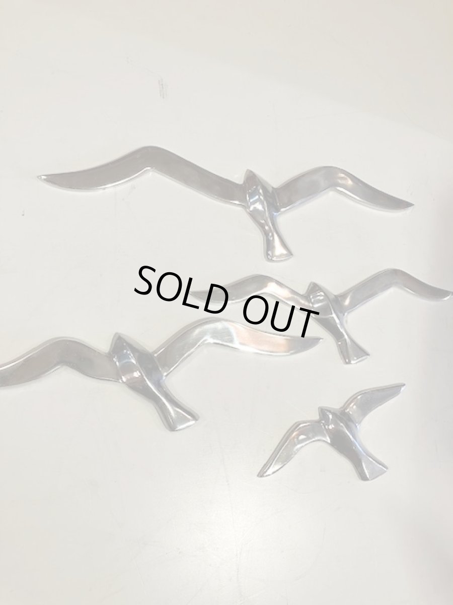 画像2: 4Bird Chrome Wall Sculpture (2)
