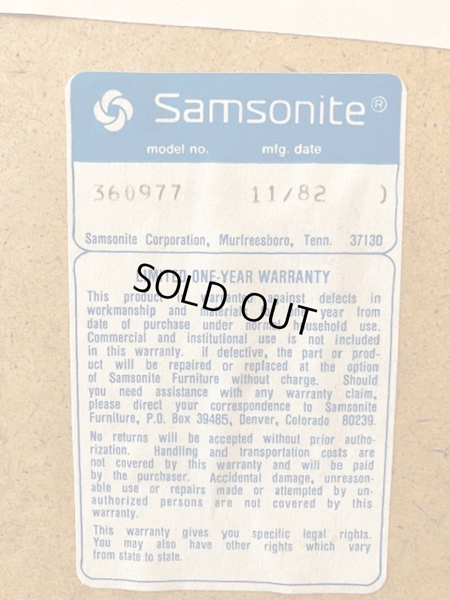 画像8: ”Samsonite" Folding Chair (8)