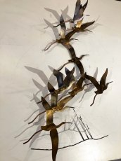 画像1: "Curtis Jere"Brass Wall Sculpture (1)