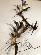 画像2: "Curtis Jere"Brass Wall Sculpture (2)