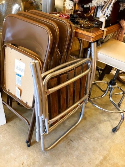 画像1: Vintage Folding Chair