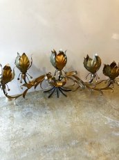 画像1: Vintage Flower Wall Lamp (1)