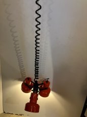 画像2: 3灯 Orange Pendant Light (2)