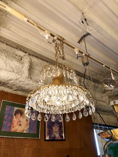 画像1: Gold Chandelier