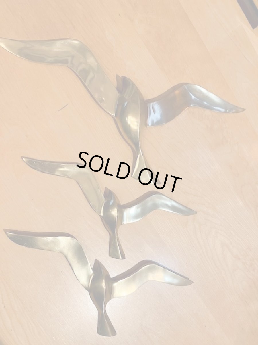 画像2: 3Bird Brass Wall Sculpture (2)
