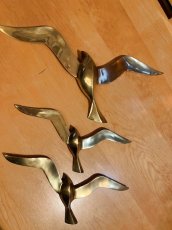 画像2: 3Bird Brass Wall Sculpture (2)