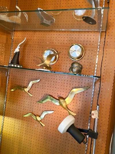 画像2: 3Bird Brass Wall Sculpture