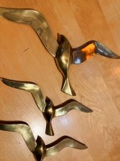 画像3: 3Bird Brass Wall Sculpture (3)