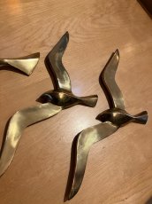 画像5: 3Bird Brass Wall Sculpture (5)