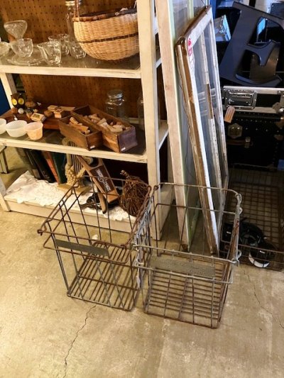 画像2: VINTAGE Wire Basket