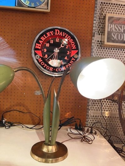 画像2: " Harley Davidson" Neon Clock