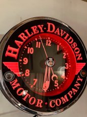 画像4: " Harley Davidson" Neon Clock (4)