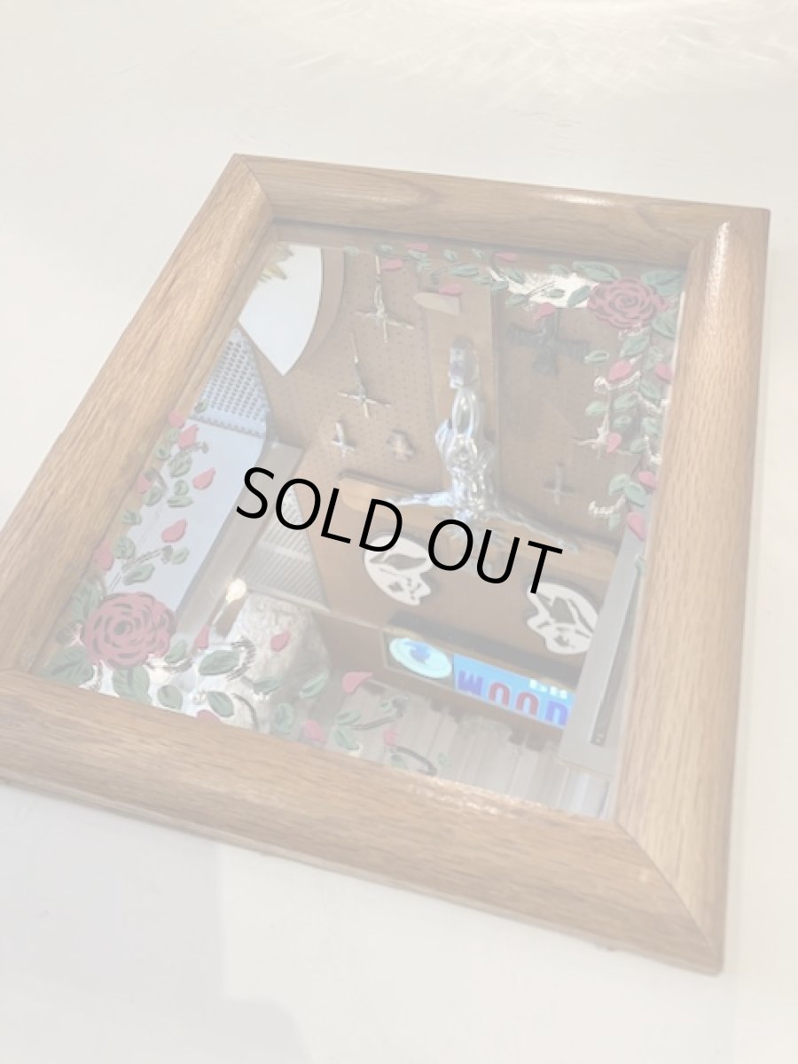 画像2: Vintage Flower Mirror (2)