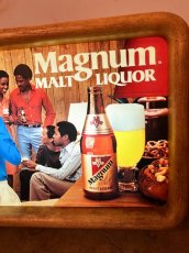 画像4:  “Magnum Malt Liquor” Beer Sign (4)