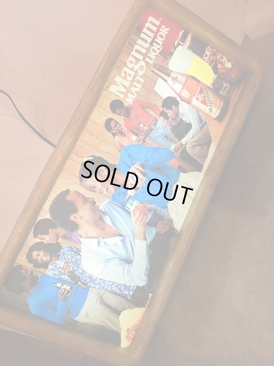 画像3:  “Magnum Malt Liquor” Beer Sign (3)