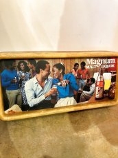 画像8:  “Magnum Malt Liquor” Beer Sign (8)