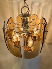 画像2: Starburst Amber Pendant Light (2)