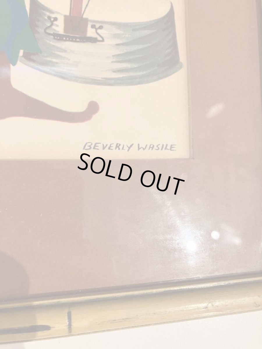 画像4: "BEVERLY WASILE" Vintage Wall Hang (4)