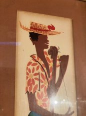 画像3: "BEVERLY WASILE" Vintage Wall Hang (3)