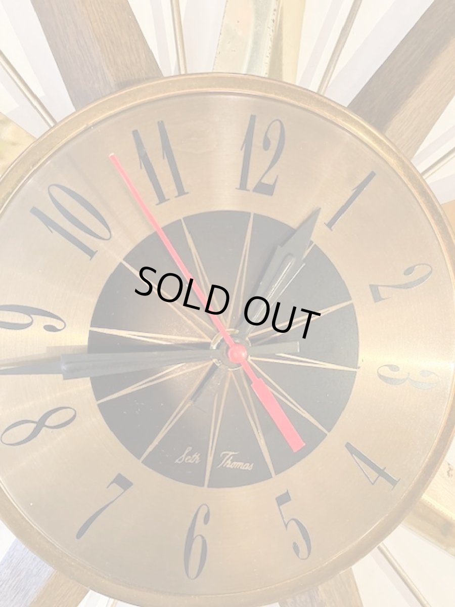 画像5: "SETH THORMAS" Sun Burst Clock (5)