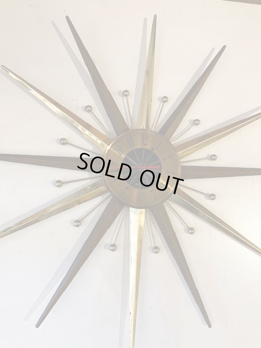 画像3: "SETH THORMAS" Sun Burst Clock (3)