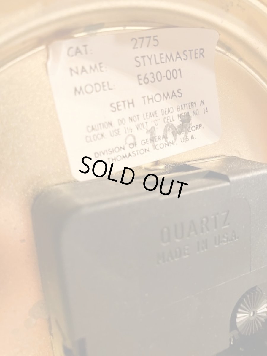 画像4: "SETH THORMAS" Sun Burst Clock (4)