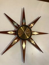 画像1: "WELBY" Sun Burst Clock (1)