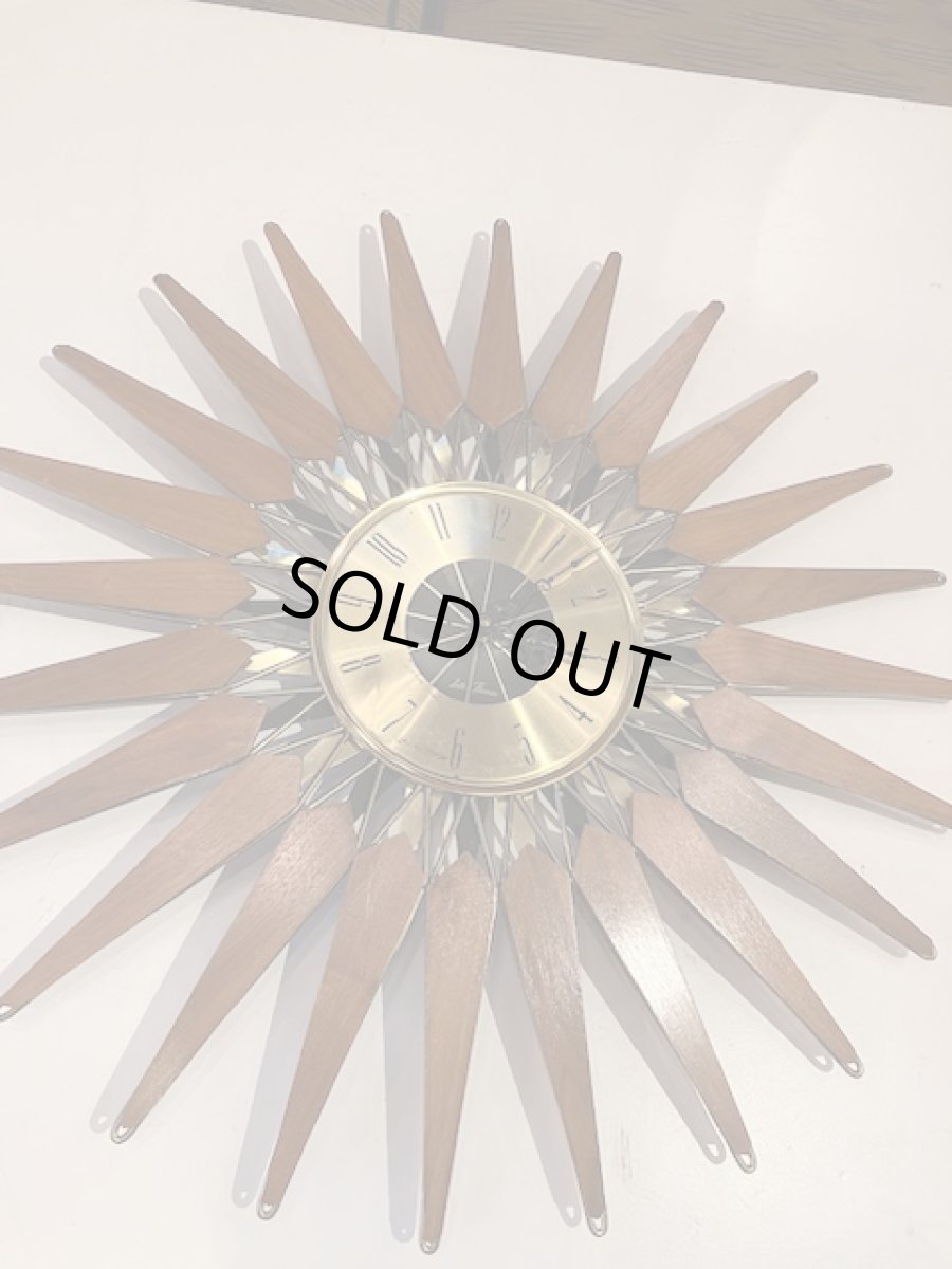 画像5: "SETH THORMAS" Sun Burst Clock (5)