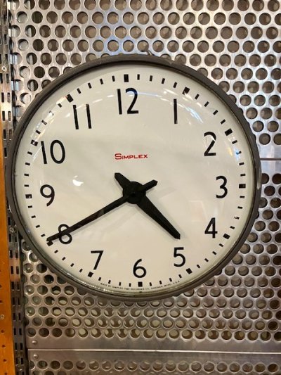 画像1: "Simplex" School Clock