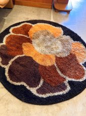 画像1: Vintage Circle Rug (1)