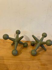 画像1: Vintage Pair" JAX " Bookends  (1)