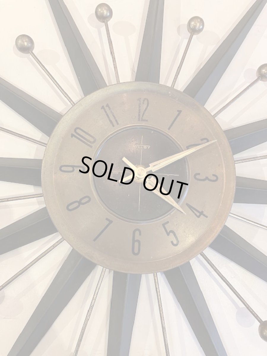 画像4: "WELBY" Sun Burst Clock (4)