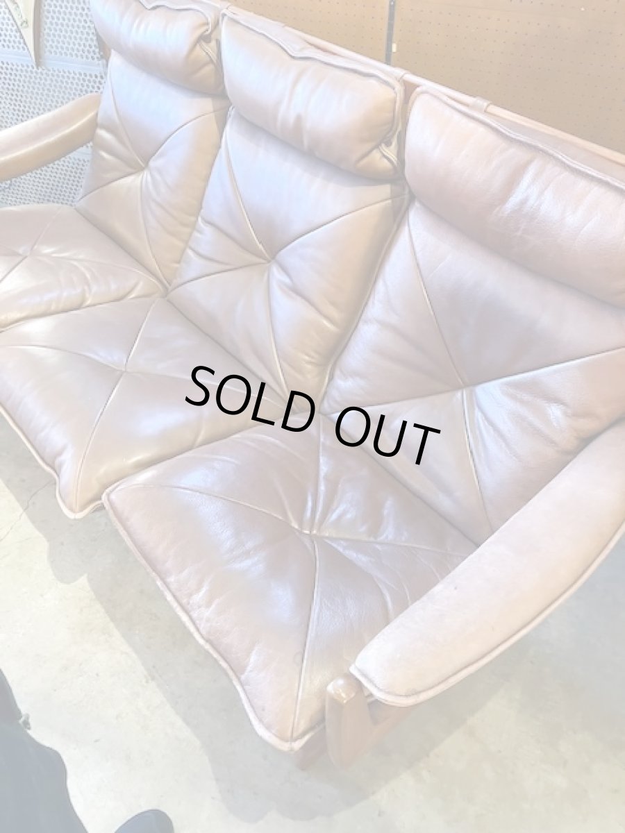 画像6: "Lied Mobler"Leather Sofa (6)