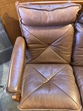 画像5: "Lied Mobler"Leather Sofa (5)