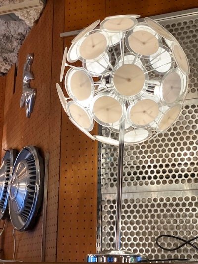画像3: "Space Age "Chrome Lamp