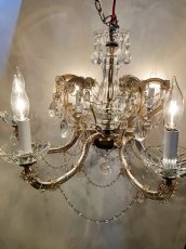 画像1: Vintage 6灯Chandelier (1)