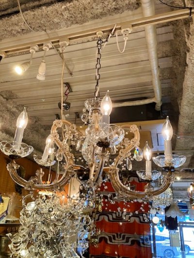 画像1: Vintage 6灯Chandelier
