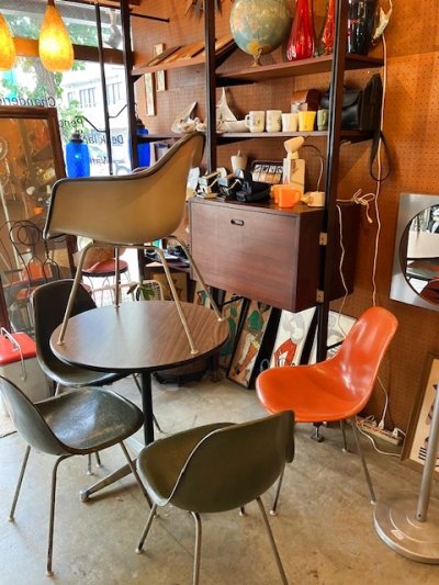 画像1: "Herman Miller" nauga leather ArmShell Chair
