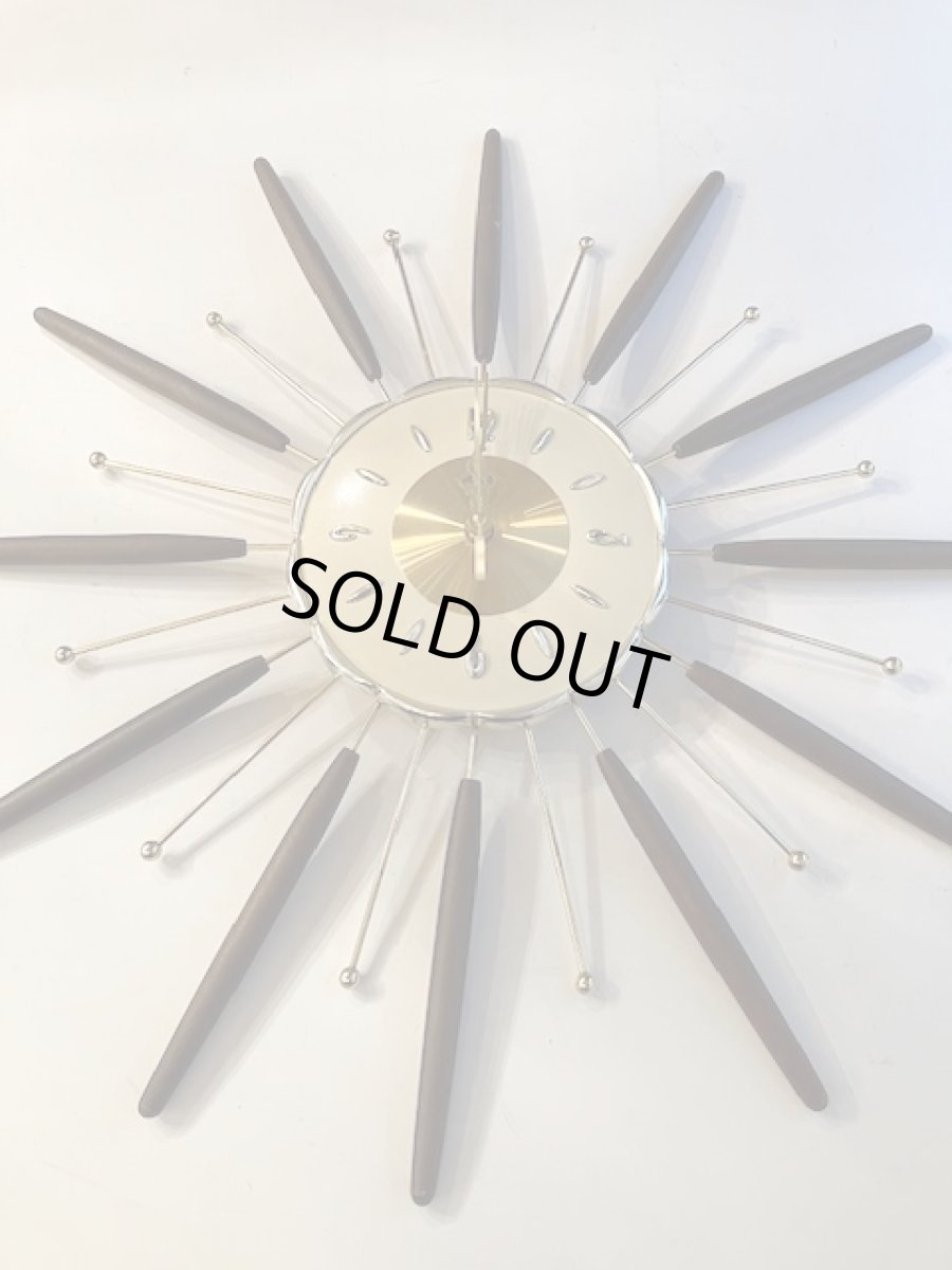 画像1: "Lux"Sun Burst Clock (1)