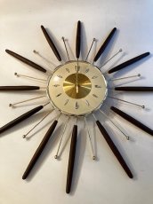 画像1: "Lux"Sun Burst Clock (1)