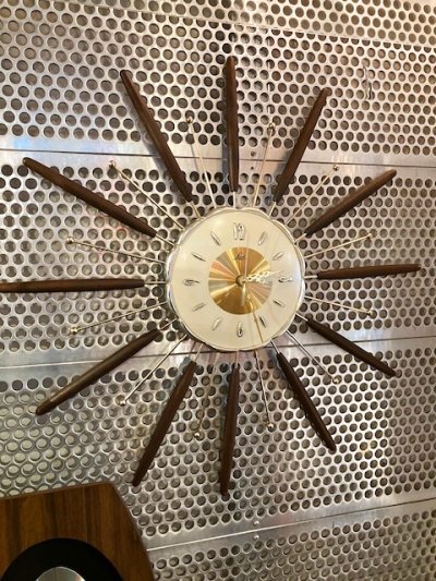 画像1: "Lux"Sun Burst Clock