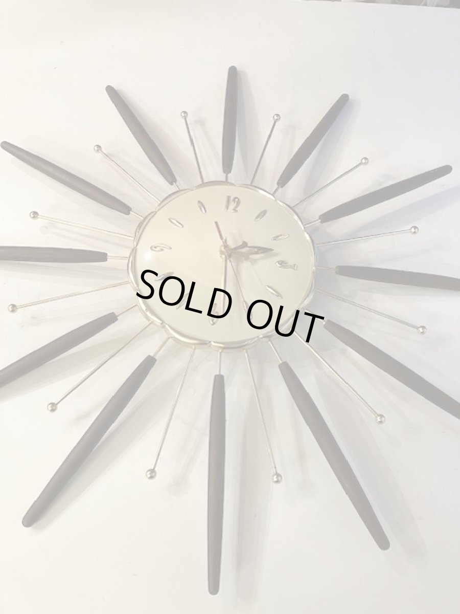 画像1: "Lux"Sun Burst Clock (1)