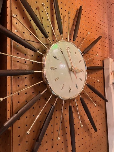 画像1: "Lux"Sun Burst Clock